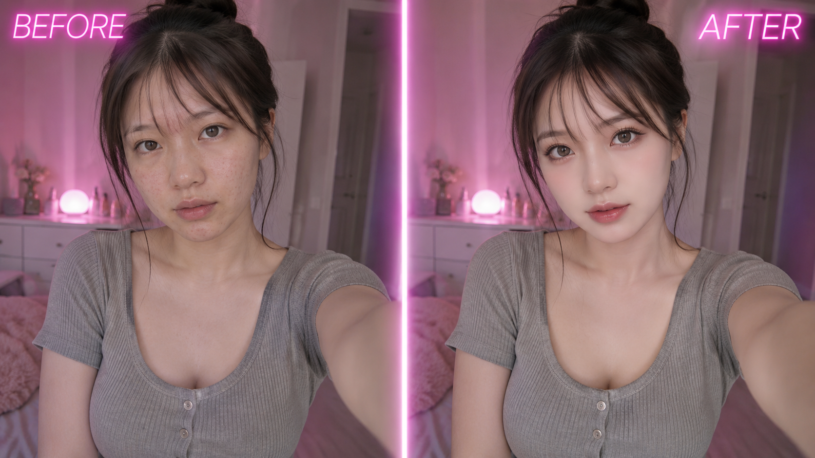 LIPS AI Before After